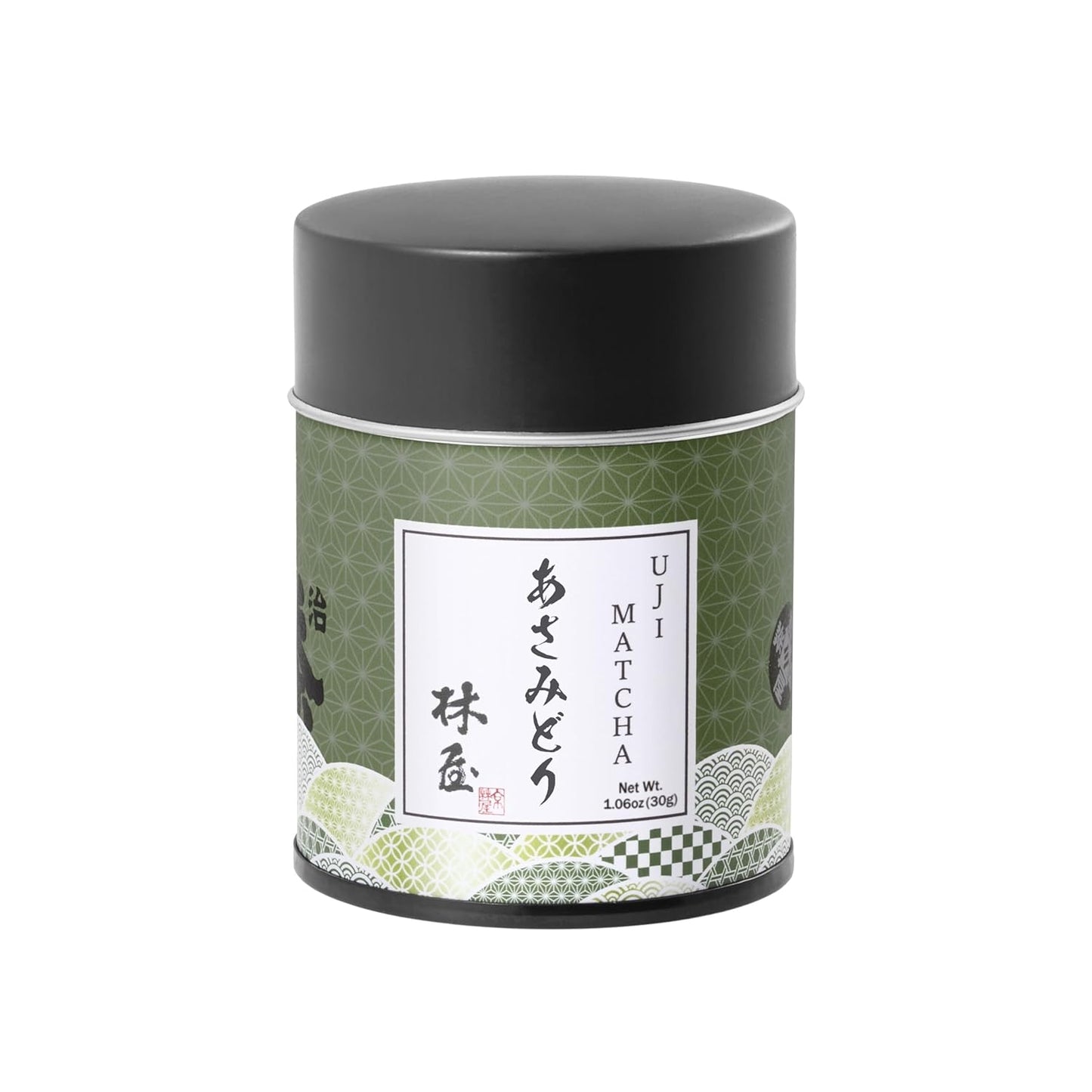 HAYASHIYA Matcha Powder - Asamidori - Kyoto Uji Ceremonial Grade, First Harvest Authentic Japanese Matcha Green Tea Powder (30g / 1.06oz)