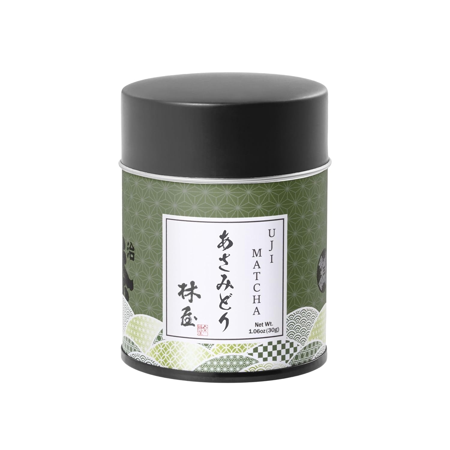 HAYASHIYA Matcha Powder - Asamidori - Kyoto Uji Ceremonial Grade, First Harvest Authentic Japanese Matcha Green Tea Powder (30g / 1.06oz)