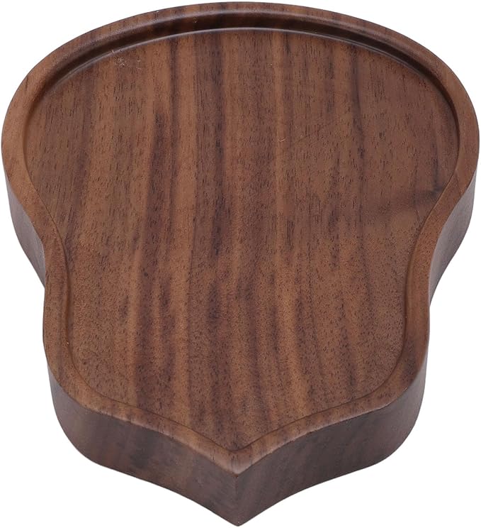 Chinese Style Wooden Gongfu Tea Tray, Small Tea Table Serving Tray Multifunctional Use for Home Office Decor Wood Material 12.5x10x1.8cm