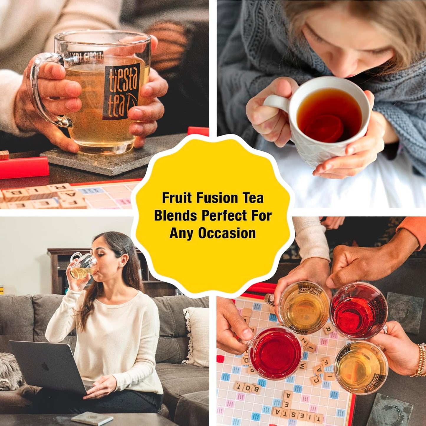 Tiesta Tea - Orange Dream Float Tea, Loose Leaf, Orange Cream Herbal Tea | Premium Caffeine-Free Tea Blend, Make Hot or Iced &amp; Up to 200 Cups, 16 oz Resealable Bulk Pouch