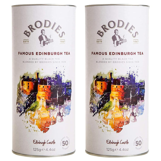 Brodies Estd 1867 Famous Edinburgh Tea 50 Count (Pack of 2)