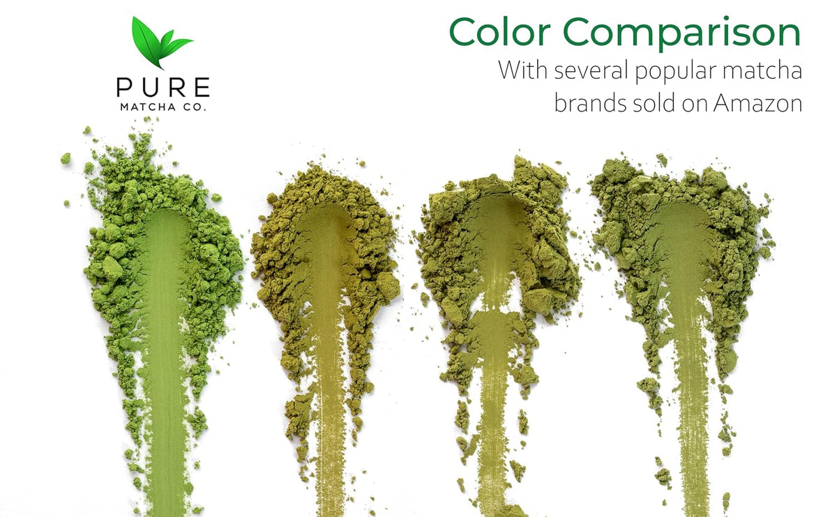 Pure Matcha Co | Premium Ceremonial Grade Matcha Green Tea Powder | Authentic Japanese Origin | Sugar Free | 30g, 1.06oz