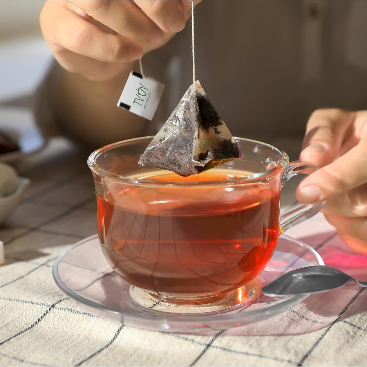 Tvoy Wild Berry Black Tea Bags – Premium Black Tea with Fruity Wild Berry Flavor – Plant-Based PLA Tea Bags – 40 Individually Wrapped Bags – Smooth & Aromatic Tea