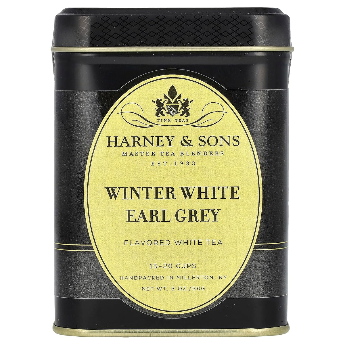 Harney & Sons Winter White Earl Grey Tea, 2 oz loose leaf tea