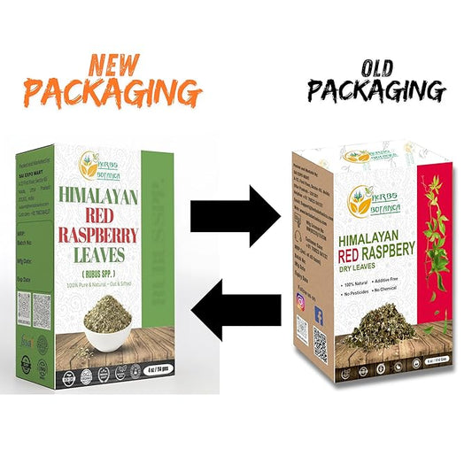 Herbs Botanica Himalayan Raspberry Leaf Premium Dried Red Raspberry Leaves for Herbal Tea
