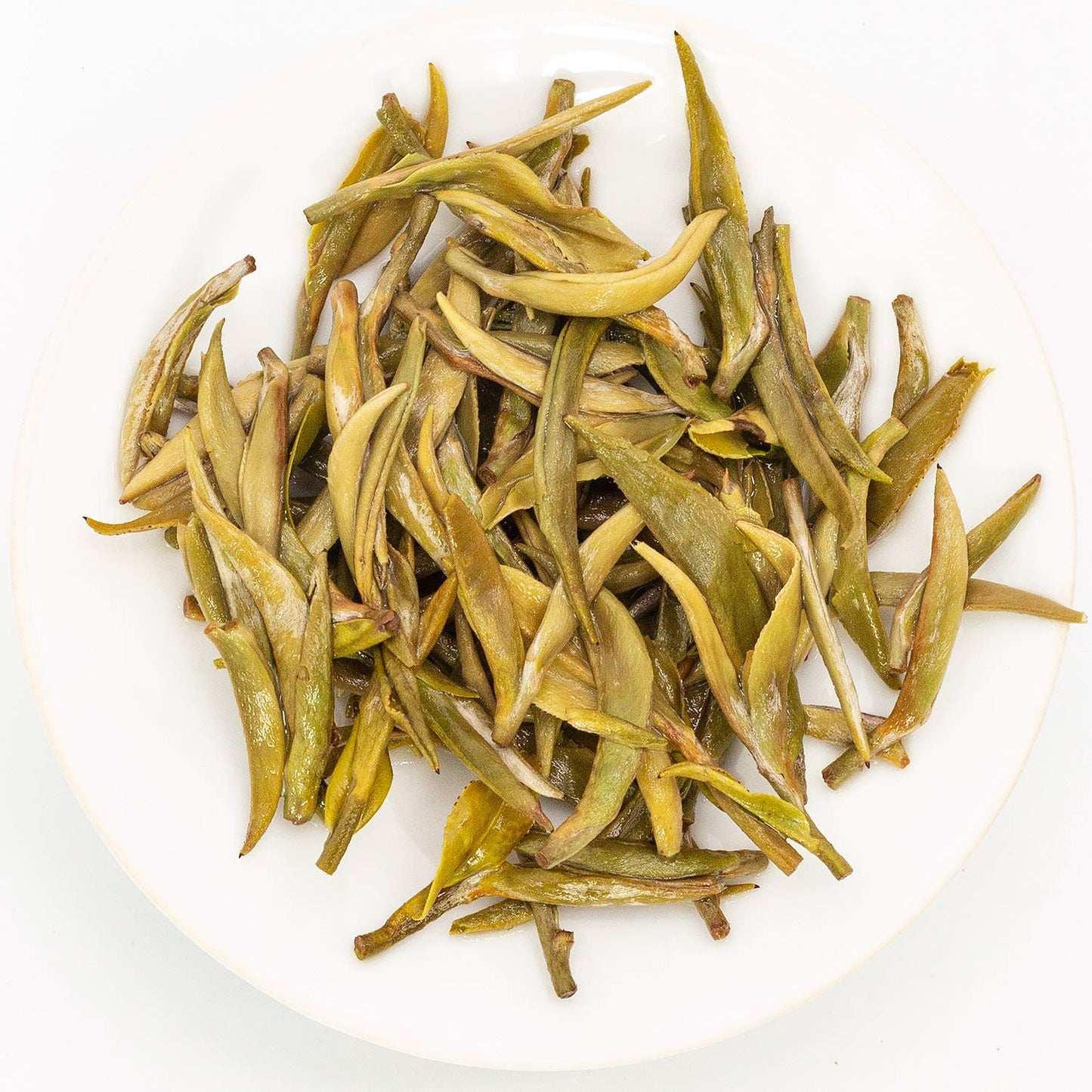 Oriarm Fuding Silver Needle White Tea Loose Leaf 500g (Pack of 2) - Bai Hao Yinzhen Chinese Silver Tips Tea 2nd Grade