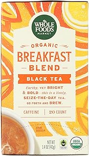 Whole Foods Market, Tea Black Breakfast Blend Organic, 20 Count
