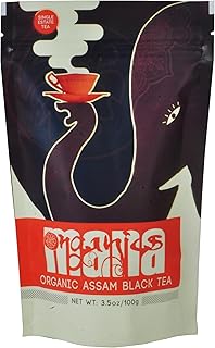 Certified Organic Assam Tea by Mana Organics, A Single Origin Organic Black Tea, Grade TGFOP1 (3.5 oz / 100 g)