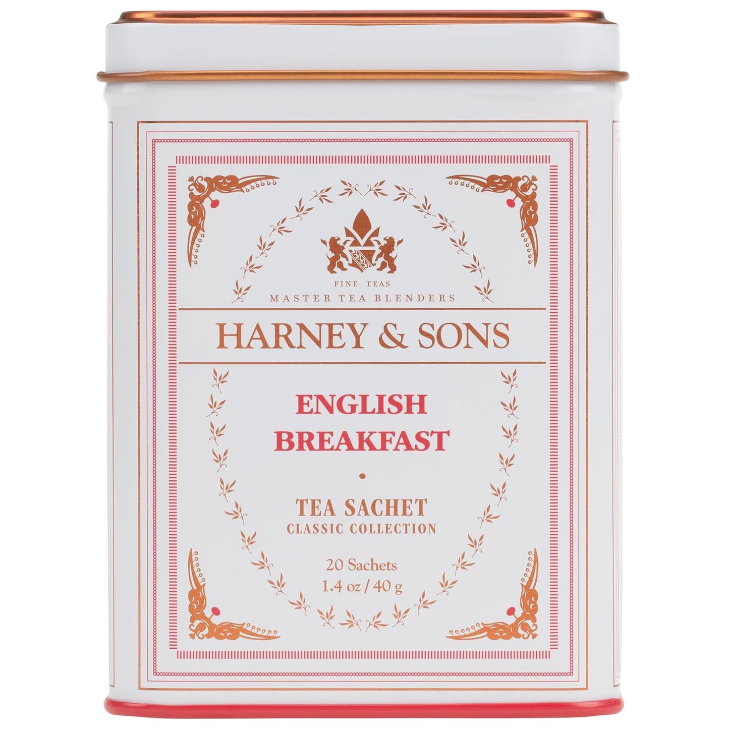 Harney & Sons Black Tea, English Breakfast, 20 Sachets