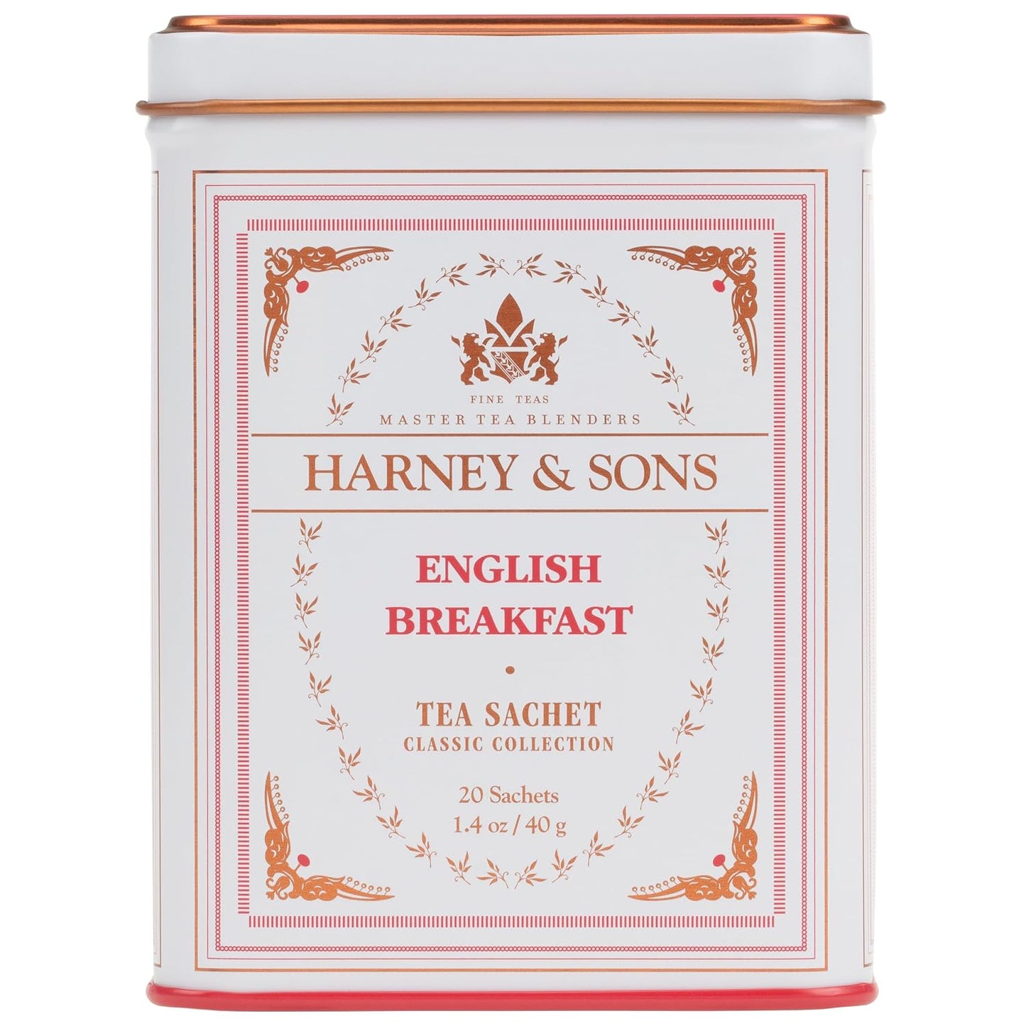 Harney & Sons Black Tea, English Breakfast, 20 Sachets