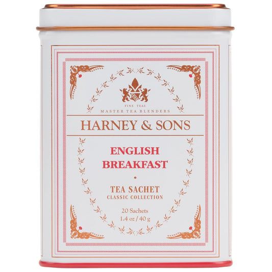 Harney & Sons Black Tea, English Breakfast, 20 Sachets