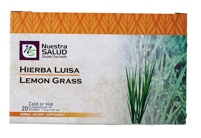 Lemongrass Filter Tea Hierba Luisa Value Pack (60 tea bags)