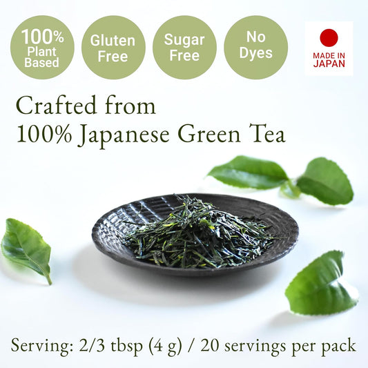 YAMASAN KYOTO UJI Japanese Sencha Green Tea, 100% First-Harvest Leaf 2.8oz