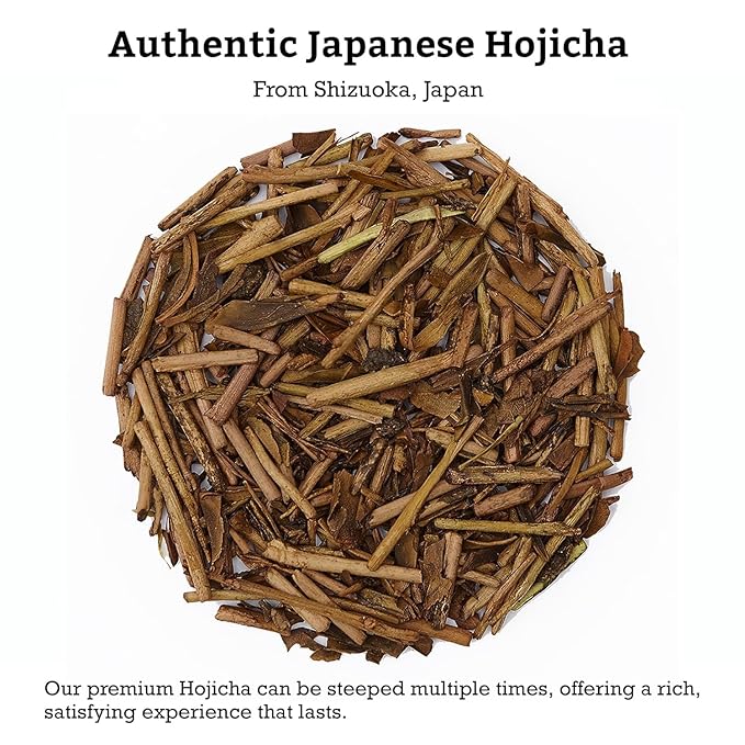 Sugimoto TEA Japanese Hojicha Roasted Green Tea Loose Leaf 2.0 oz (57 g) Pack of 3