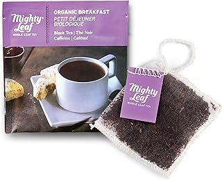 Mighty Leaf Organic Breakfast Tea, 100 Tea Pouches