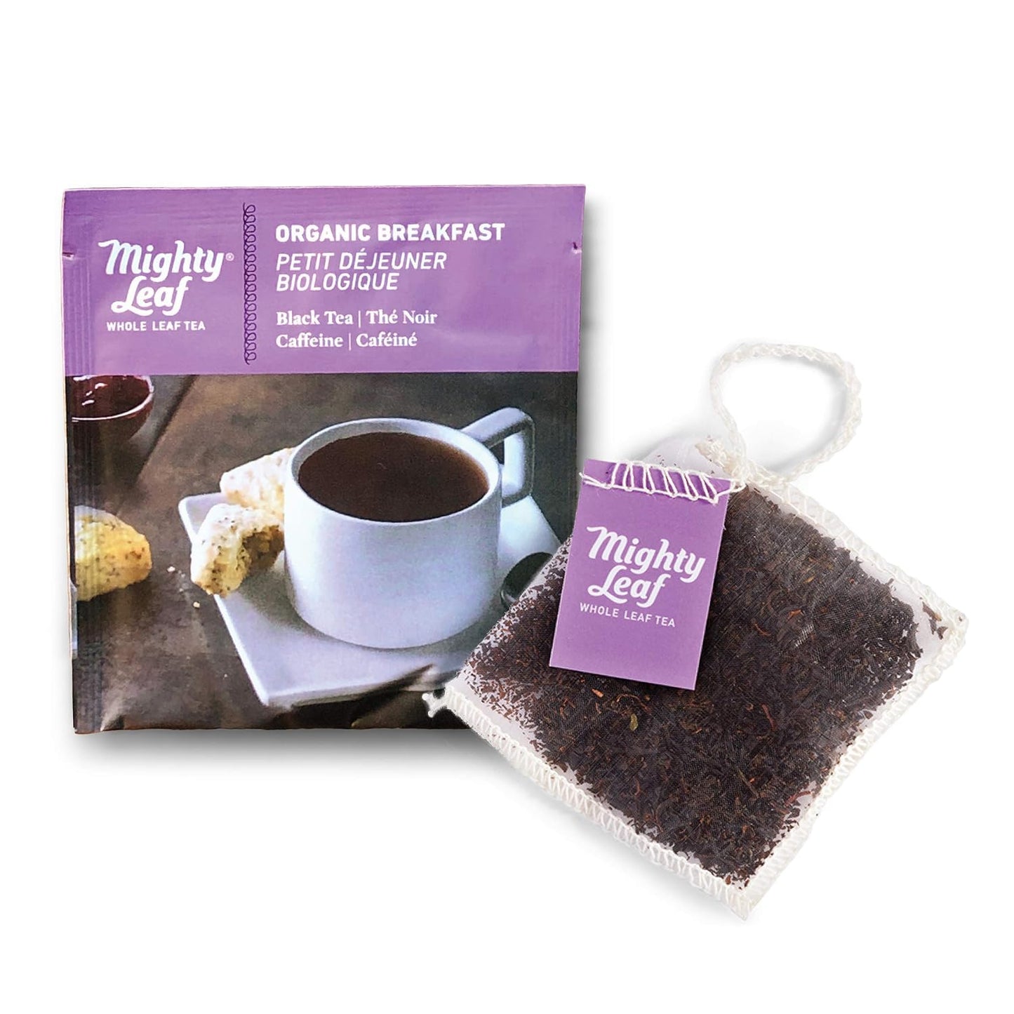 Mighty Leaf Organic Breakfast Tea, 100 Tea Pouches