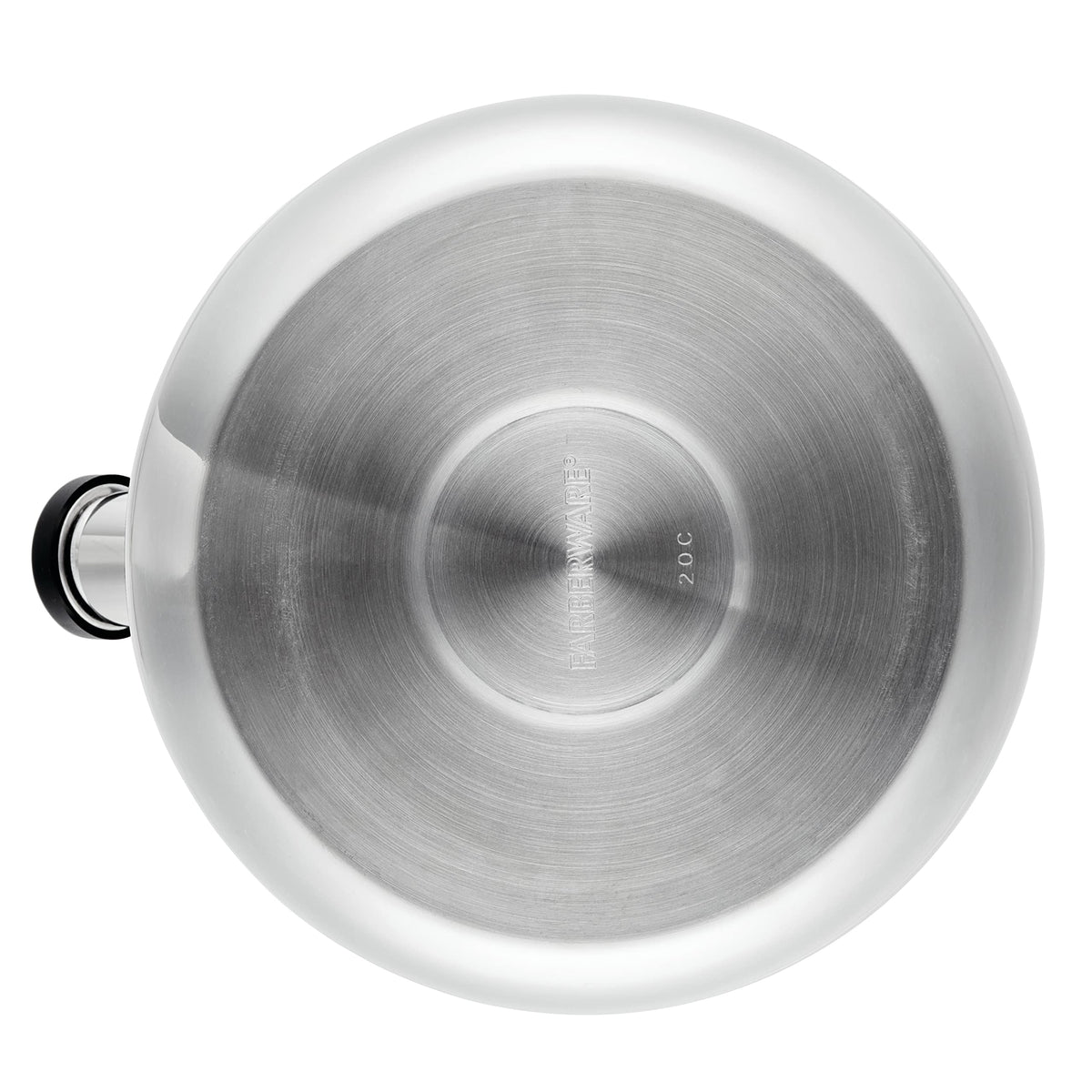 Farberware Stainless Steel Tea Kettle, Whistling Teapot, 2.3-Quart, Silver