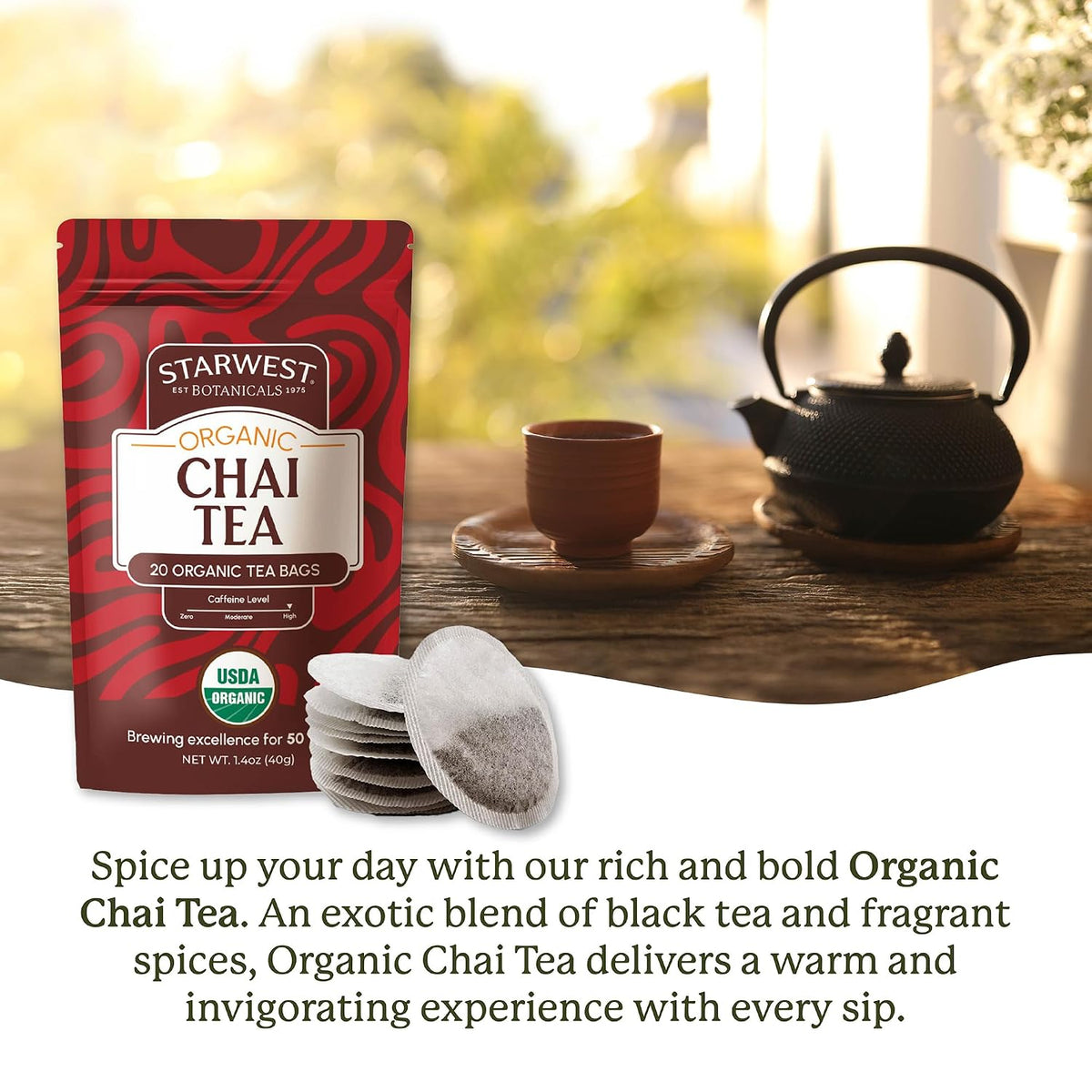 Starwest Botanicals Organic Chai Tea