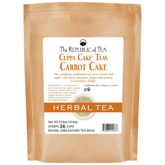 The Republic of Tea - Carrot Cake Cuppa Cake Herbal Tea