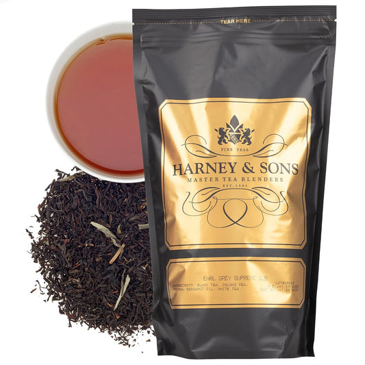 Harney & Sons Earl Grey Supreme Tea, Loose leaf 16 ounce