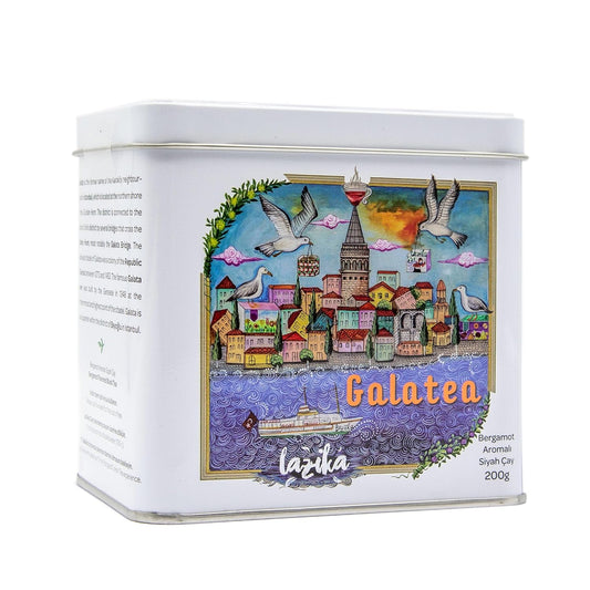 Lazika Earl Grey Tea, 7.05 Oz Loose Leaf Tea, English Breakfast Tea, Tea Gift Set for Tea Lovers