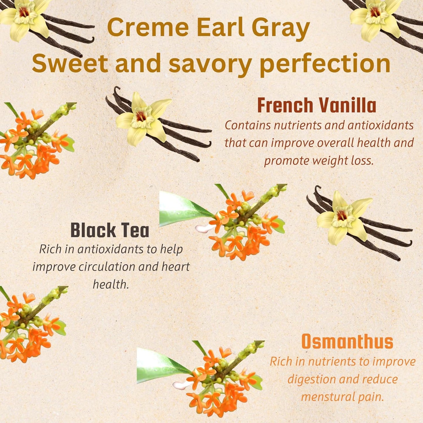 ORGANIC Earl Grey Loose-Leaf English Black Tea, 2oz, Naturally delicious, robust bergamont flavor.