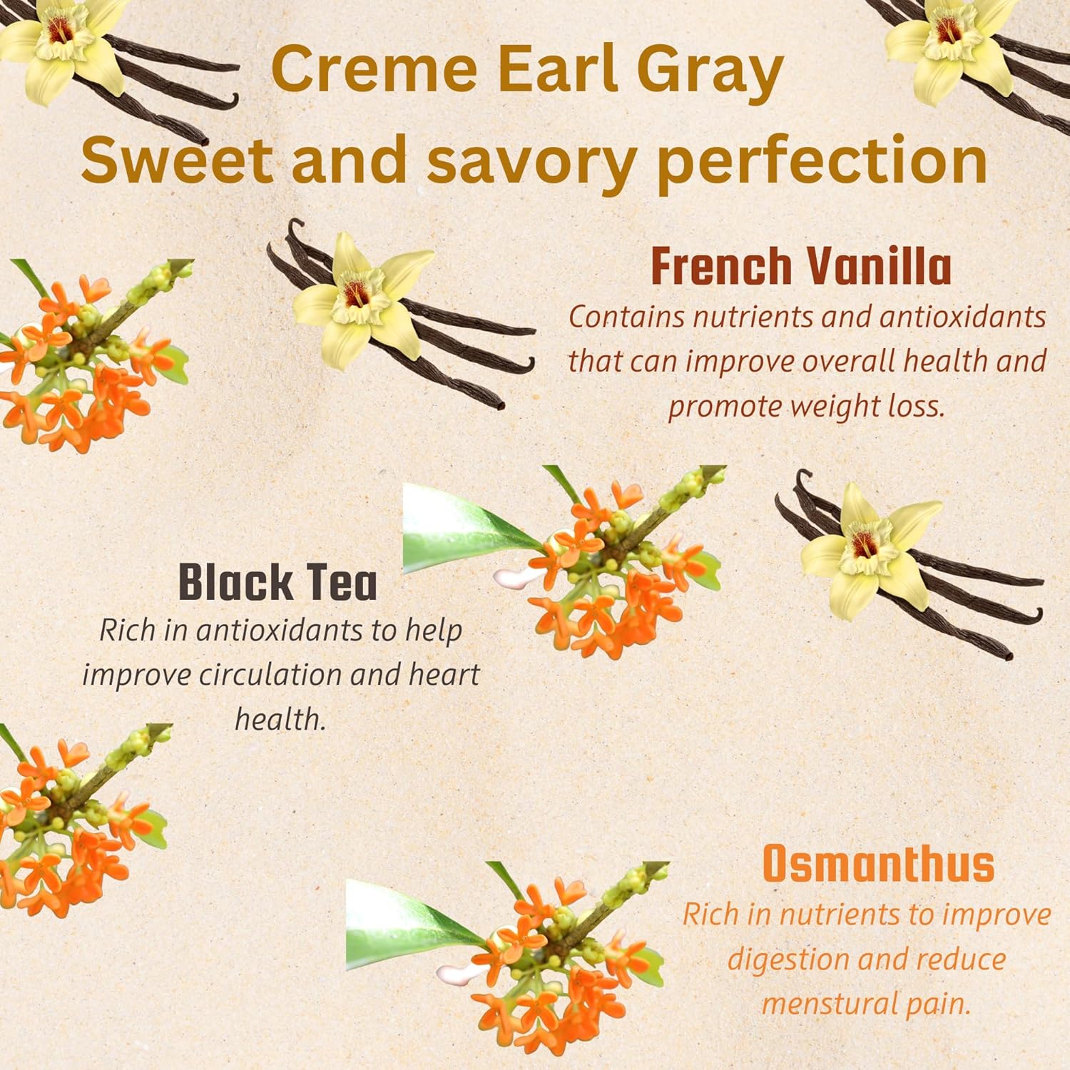 ORGANIC Earl Grey Loose-Leaf English Black Tea, 2oz, Naturally delicious, robust bergamont flavor.