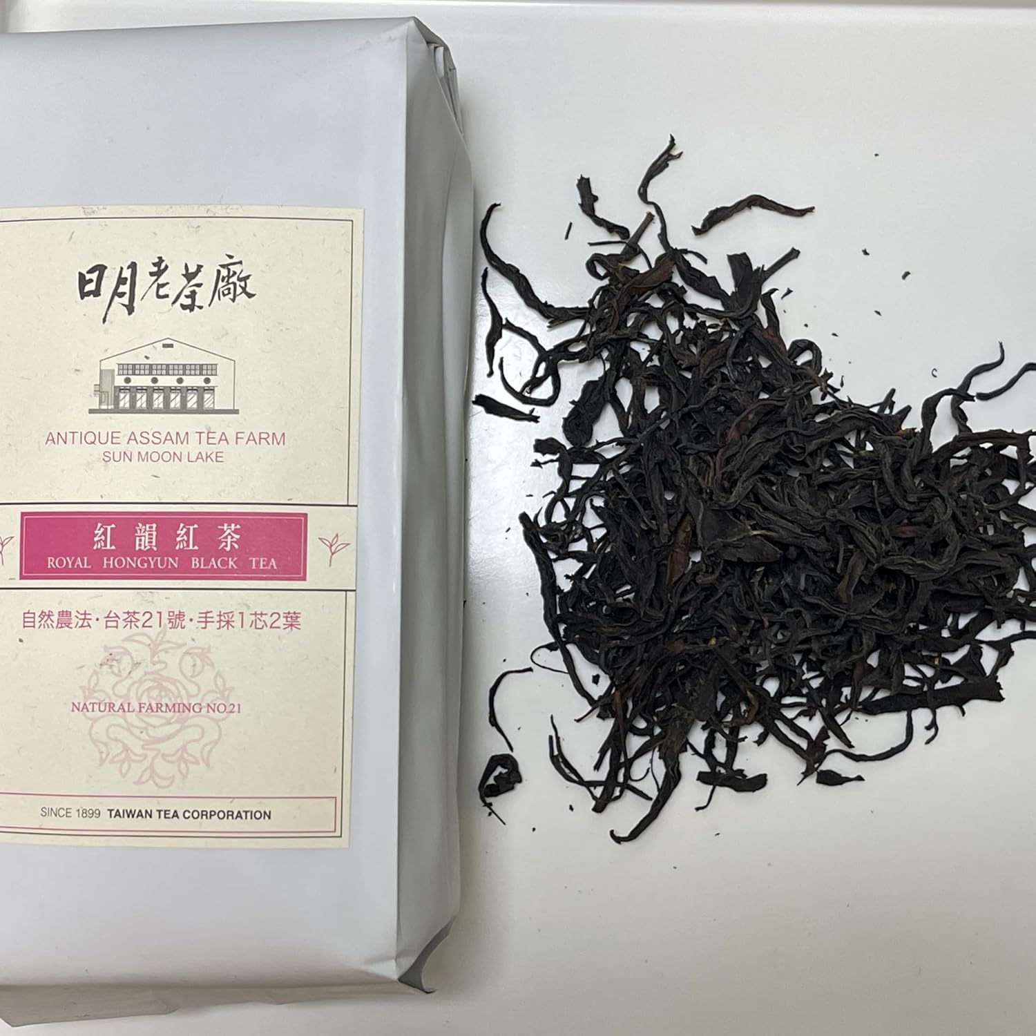 TTC TTES No.21 (Honyun) Large-Leaf Black Tea, 150g × 4, Taiwan Black Tea