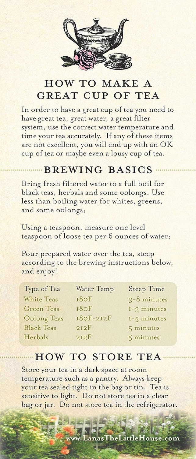 Lana's The Little House Formosa Oolong, Loose Tea 4 oz