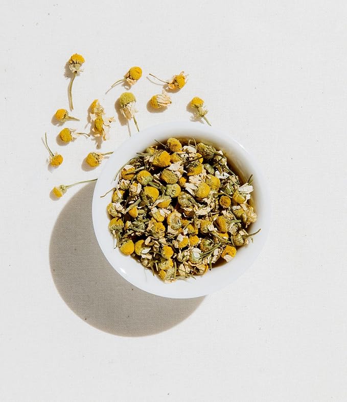 Art of Tea, Organic Egyptian Chamomile Tea Bags - Caffeine Free Herbal Teas, 50 Eco Friendly Pyramid Tea Bag Sachets