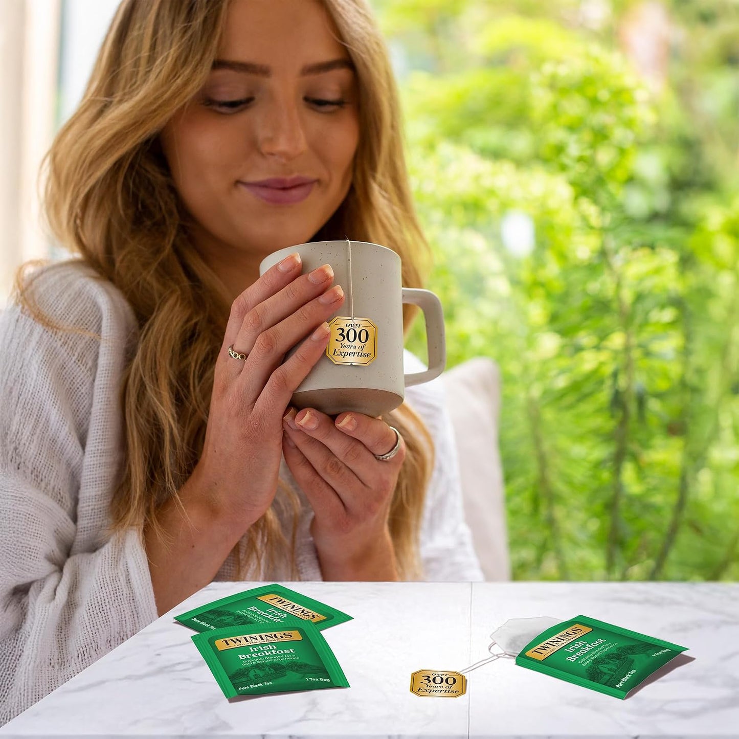Twinings Irish Breakfast Black Caffeinated Tea Bags, 20 CT Box (6 Pack) | Our Strongest Black Tea, Rich and Bold, Naturally Caffeinated, 120 Foil Lined Individually Wrapped Bags, Enjoy Hot or Iced
