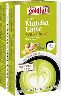 Gold Kili Instant Matcha Ginger Latte, 8.8 Ounce