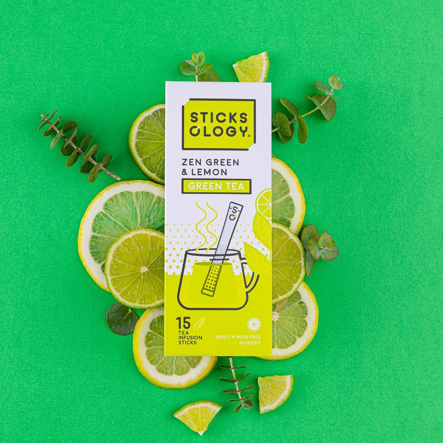 Sticksology Zen Green & Lemon Tea Sticks - Green Tea