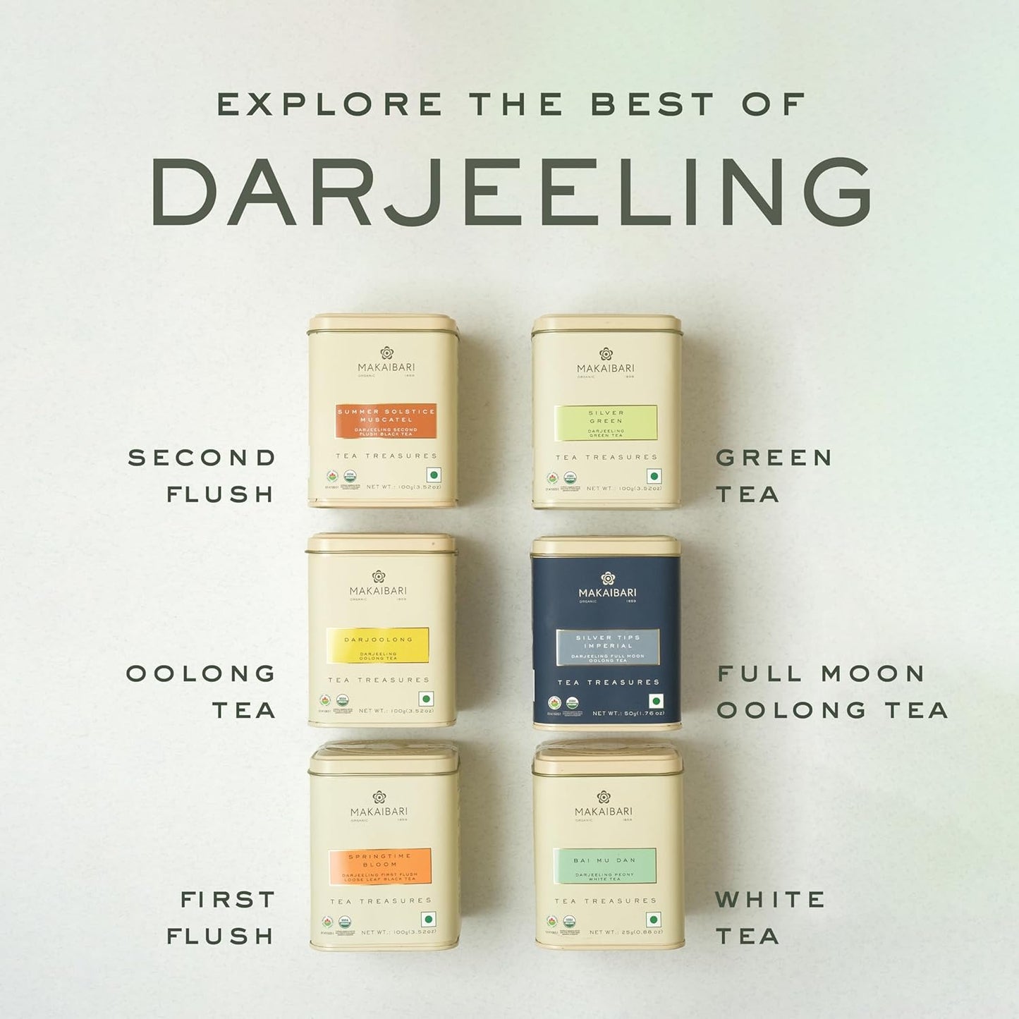 Makaibari Summer Solstice Muscatel, Organic Darjeeling Second Flush 25 Teabags