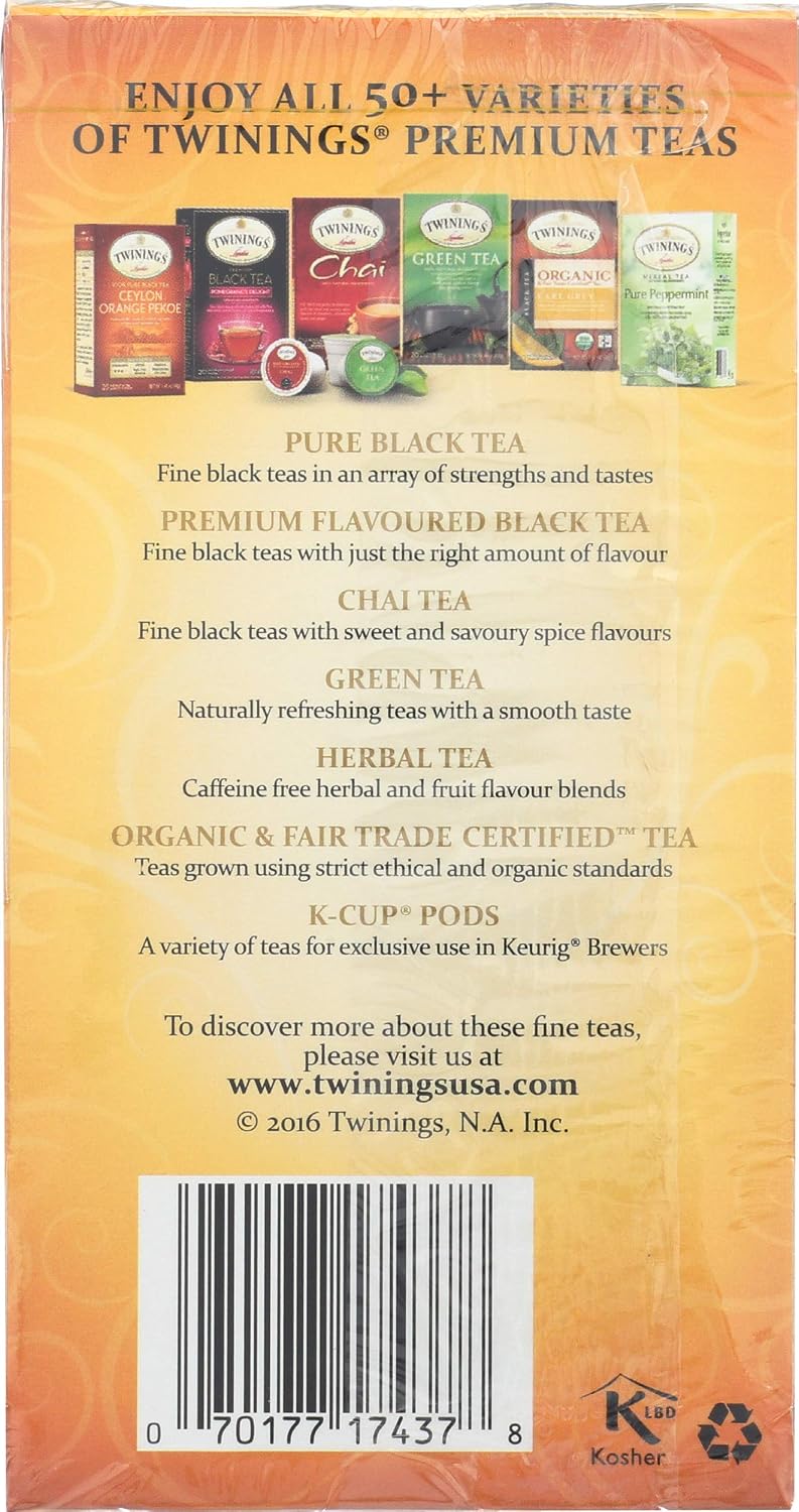Twinings Tea Earl Grey Extra Bold, 20 CT