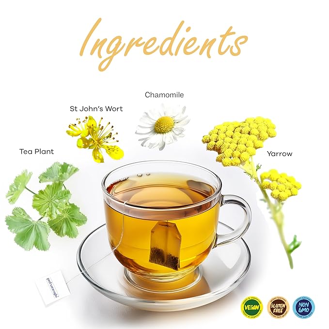 Prof Saracoglu 1 Box Pro-Woman Herbal Tea – Caffeine-Free Herbal Blend with Chamomile and Yarrow, Made for Women’s Daily Routine