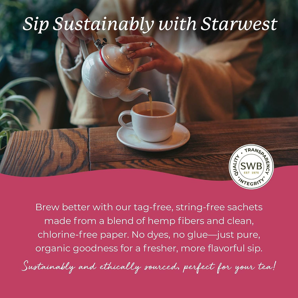 Starwest Botanicals Organic Raspberry Leaf Tea