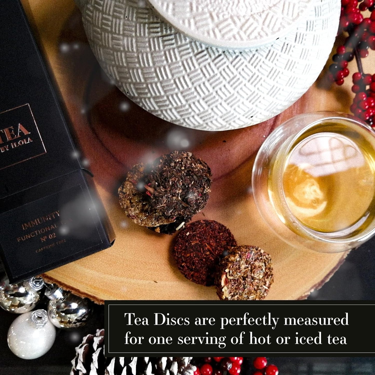 iLOLA The Beginning | Tea Disc Set | Oprah’s Favorite Things 2022 | Organic Loose Leaf Probiotic Tea | Stainless Steel Infuser | Gift Box Set (Gift Box Set 3)