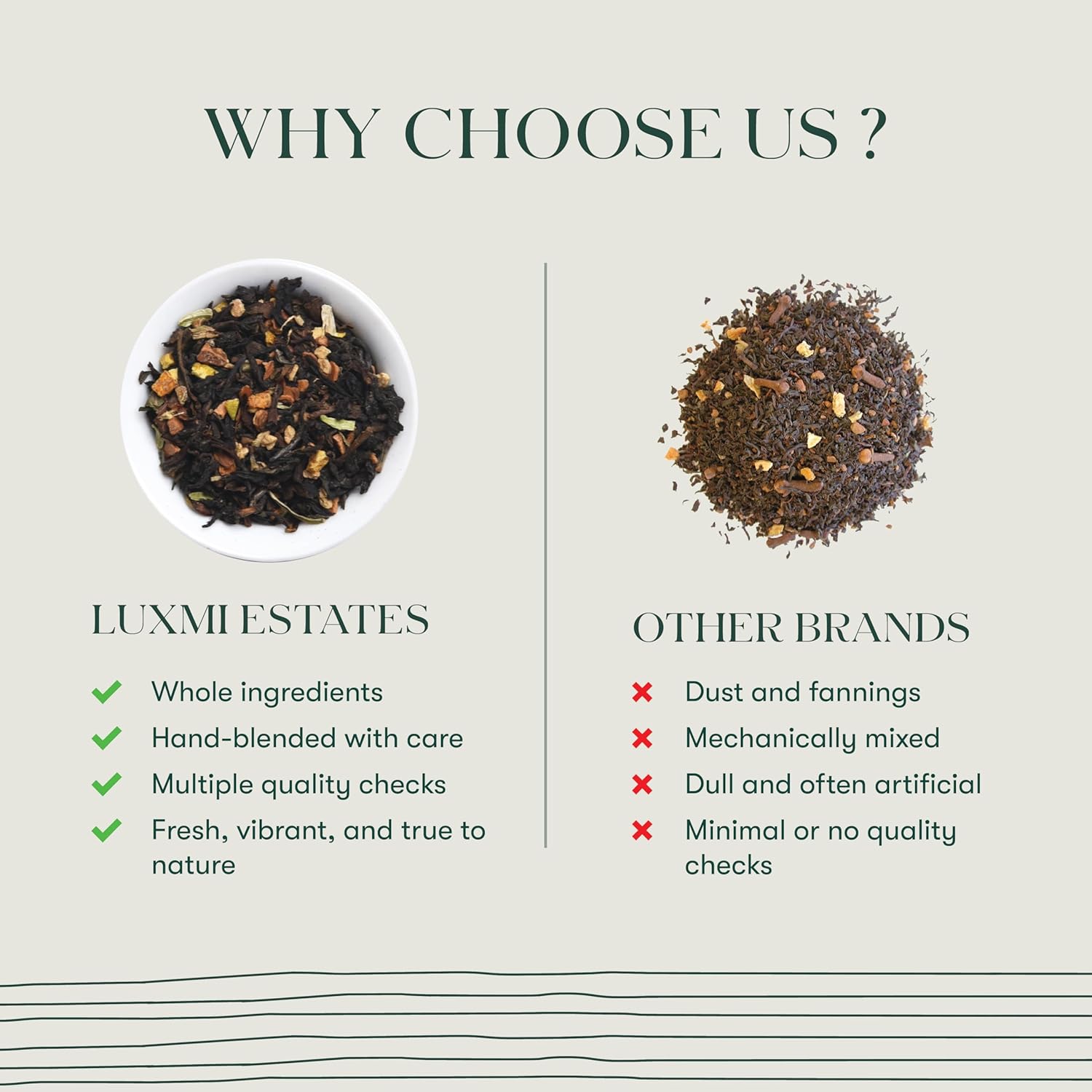 Luxmi Estates - Orange Spice Black Tea 25 Tea bags, 100% biodegrable teabags for Natural Engergy