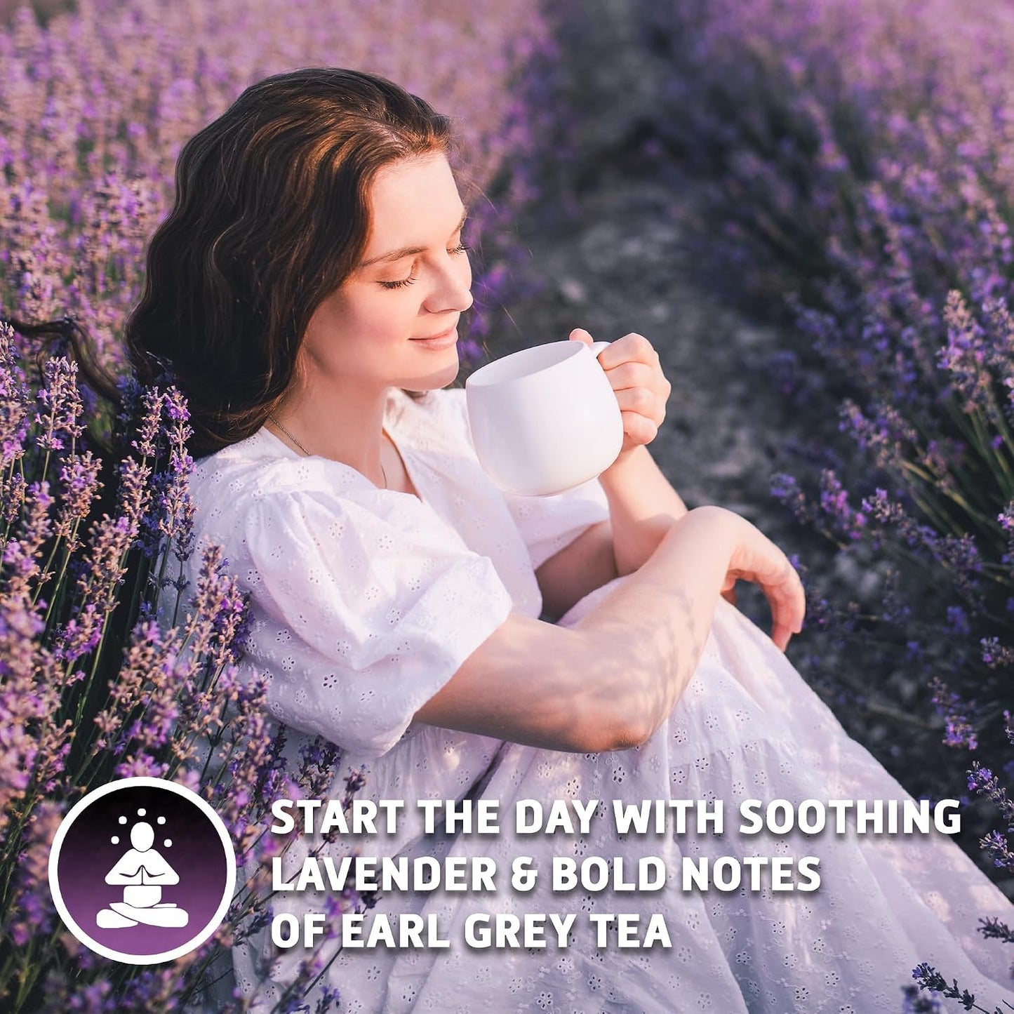 Sou Zen Earl Grey Lavender Loose Leaf Tea Blend 4oz | Ceylon Black Tea with Bergamot Oil and Lavender Flowers | Aromatic Black Tea Blend | Resealable Pouch for Tea Infusers, Tea Balls and Teapots