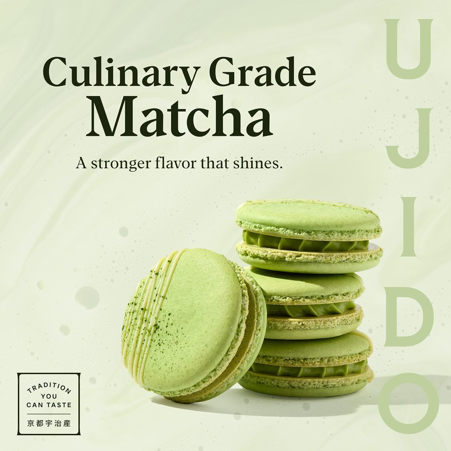 Ujido Summer Harvest Culinary Matcha, 2 oz., 46 Servings – Culinary Grade Japanese Matcha Powder – Gluten Free & Keto Friendly – Smooth, Mellow Flavor – for Teas, Lattes, Cooking, & Baking