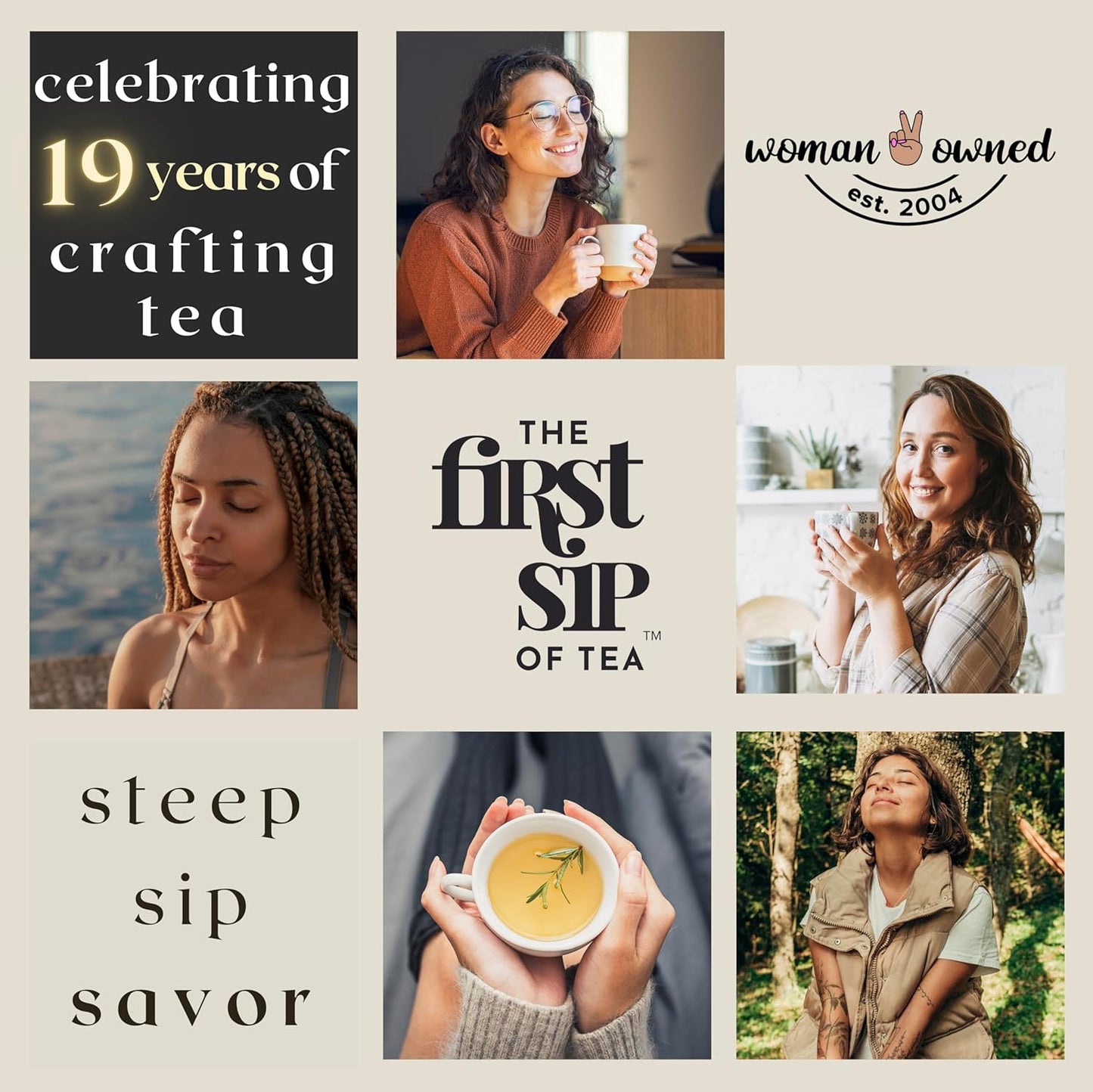 Earl Grey Tea Bags, Pure Bergamot Oil, Caffeinated Black Tea w/Subtle Citrus, Natural - 16 Cups | The Spice Hut, First Sip