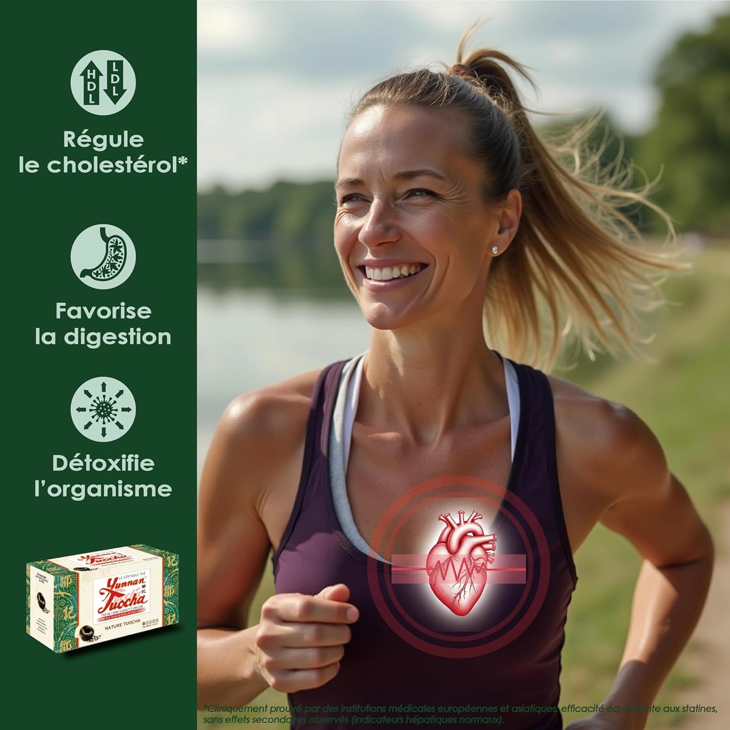 Yunnan Tuocha® - Nature Tuocha Tea - 30 Sachets (Pack of 1 Box x 30) - 60g - Guaranteed Origin Chinese Tea (Version 1978-2015)