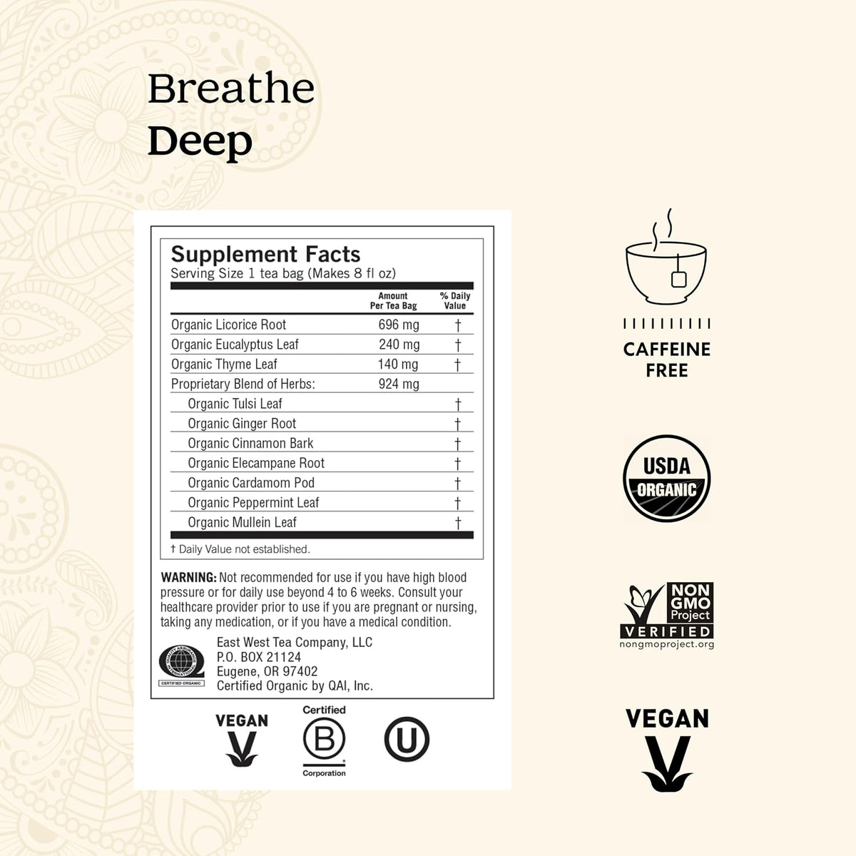 Yogi Breathe Deep Organic Tea