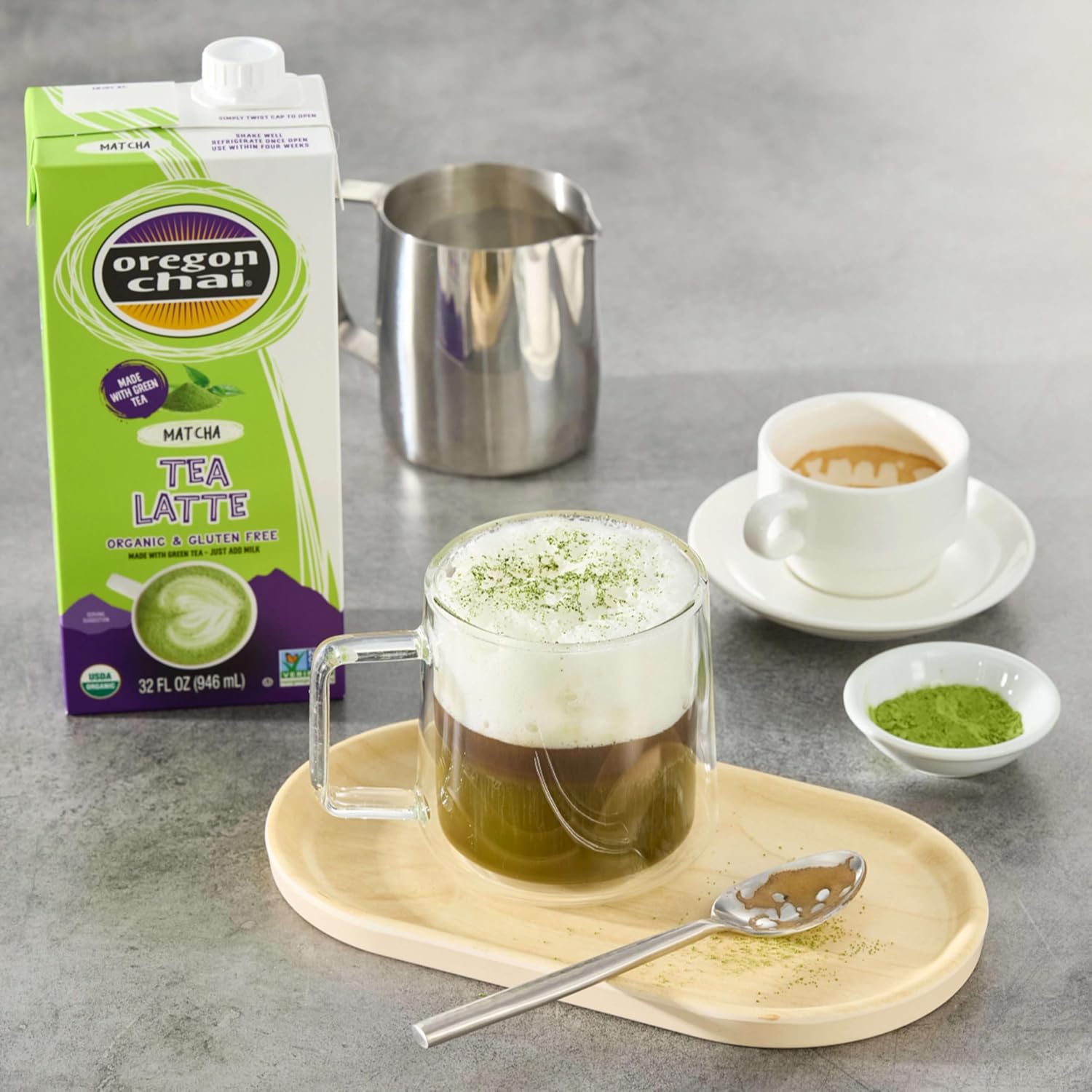 Oregon Chai Matcha Tea Concentrate, 32 Fluid Ounces (Pack of 1)