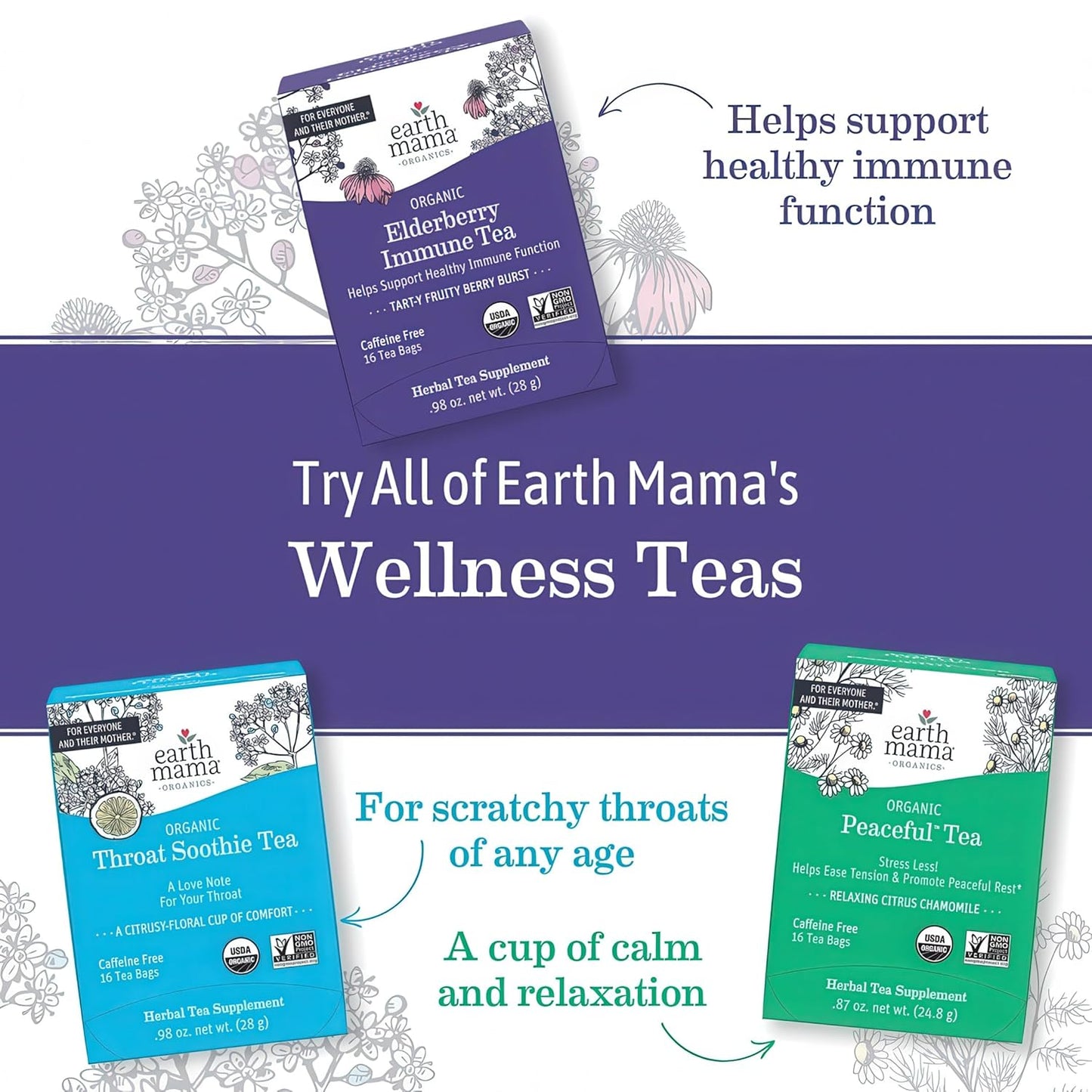 Earth Mama Organic Milkmaid Tea - 32 Teabags - Lactation Support Herbal Tea - Breastfeeding Essentials - Caffeine Free & Non-GMO Project Verified