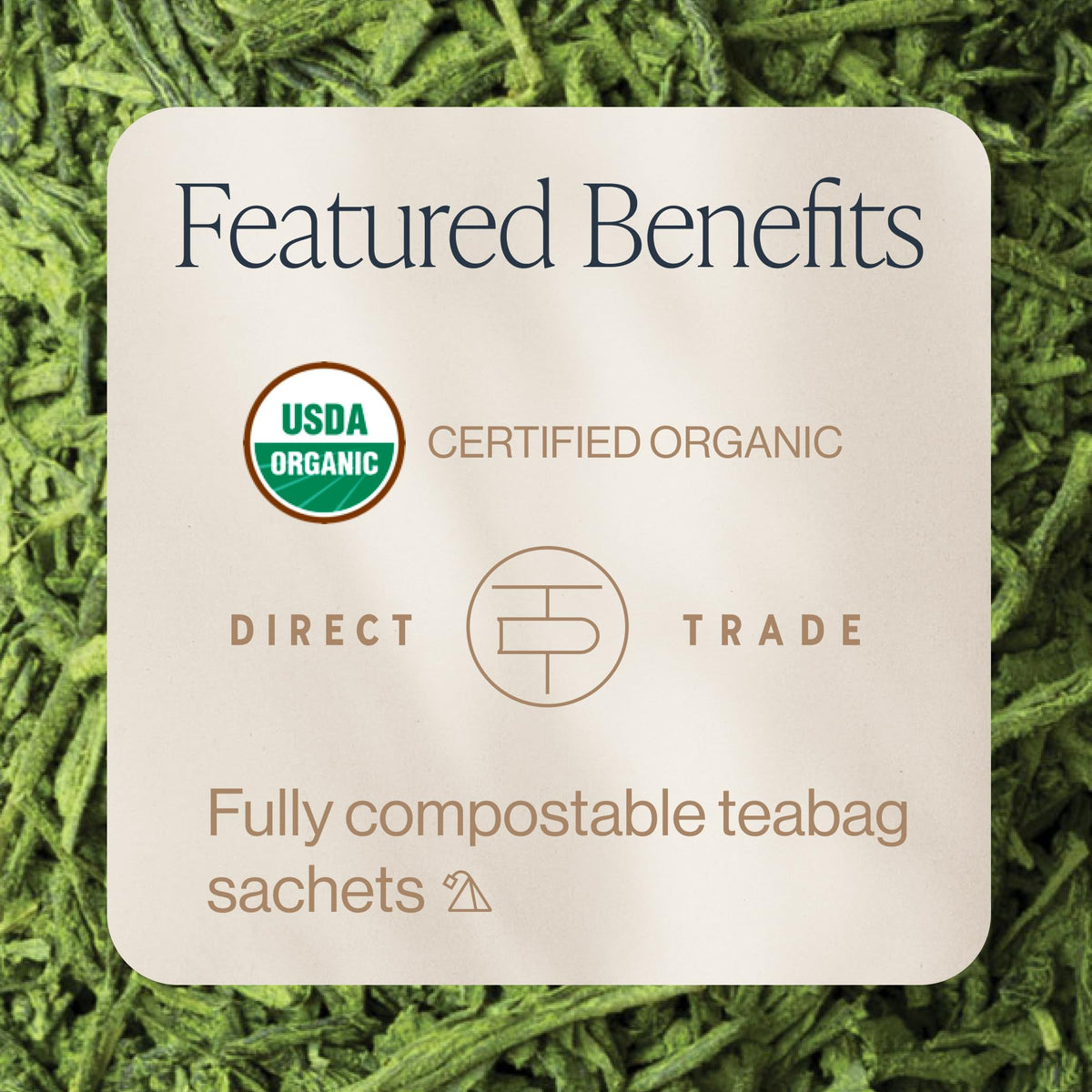 Rishi Tea Matcha Super Green Organic Sachet Tea Bags, Caffeinated, 30ct