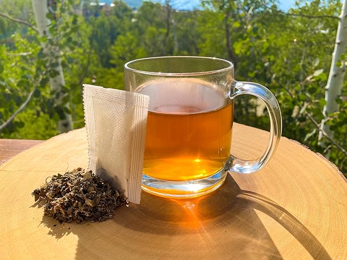 Jade Tea - Organic Women's Herbal Tea, 2 in 1 Tea & Tea - Red Raspberry Leaf, Lady's Mantle, Red Clover, Chamomile, & Damiana Leaf, Cherry Vanilla