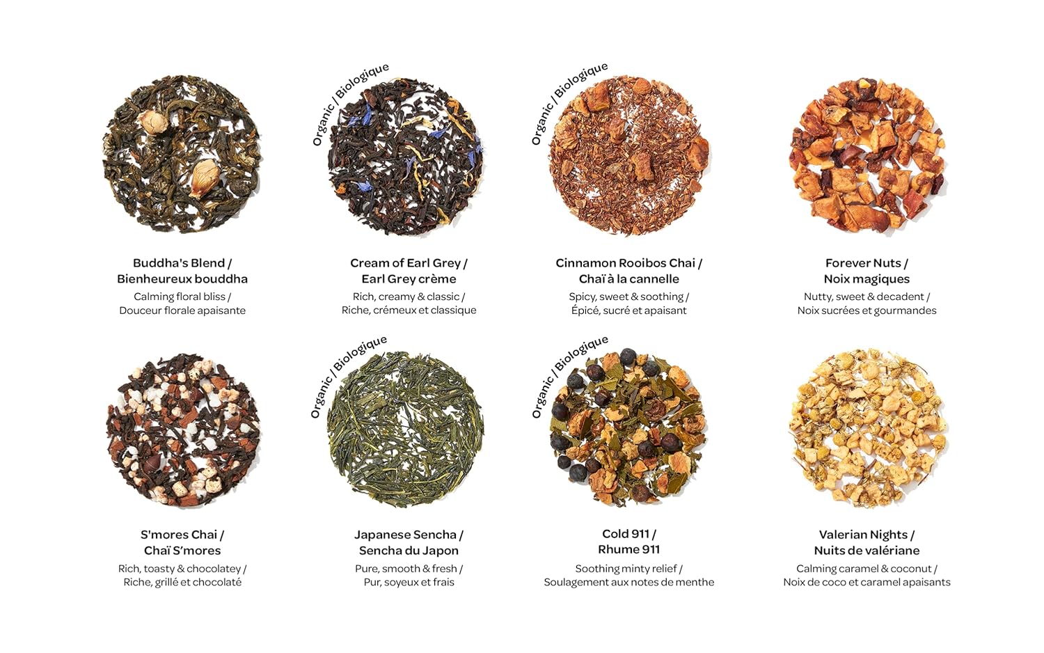 DAVIDsTEA Only the Best 8-Tea Loose Leaf Sampler – 48 Servings in 8 Premium Tins | Tea Gift Set Featuring Buddha’s Blend, S’mores Chai, Cream of Earl Grey & More