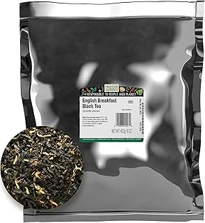 Frontier Herb Bulk Tea Black English Breakfast Traditional Blend, 1 Pound